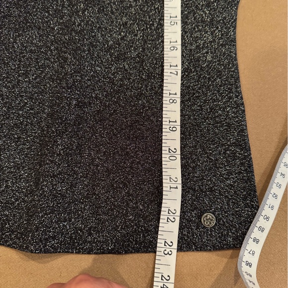 Ted Baker London Eloisy Black Sparkle Knit Fitted Top - Size 1 - Picture 14 of 14